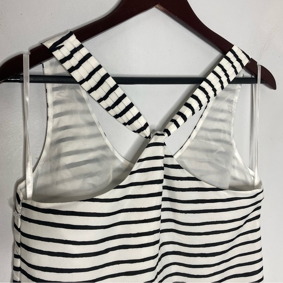 J. Crew Size 2 NEW! Y-Strap Twist Back Sleeveless Stripe Dress Sundress - Picture 5 of 10